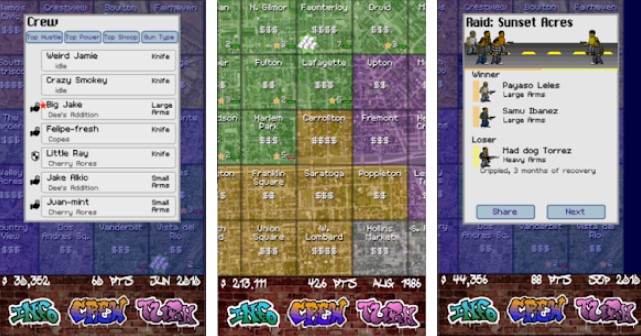 Gameplay screenshot from respect money power 2 advanced gang simulation for Android