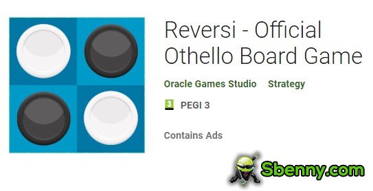 reversi official othello board game