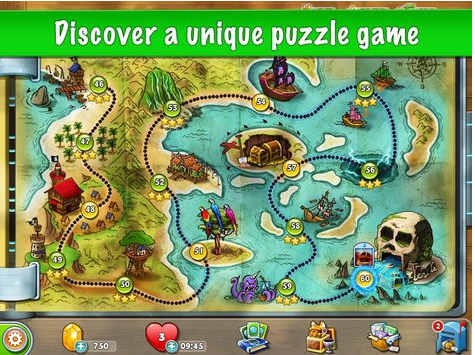 Gameplay screenshot from riddle stones cross numbers for Android