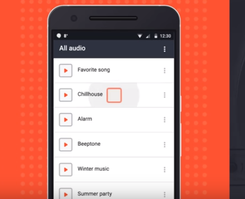 Gameplay screenshot from ringtone maker wiz for Android