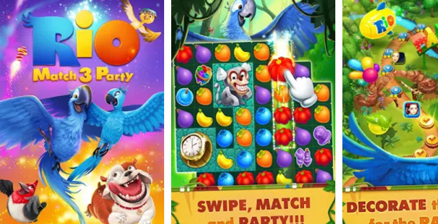 rio match 3 party MOD APK Android