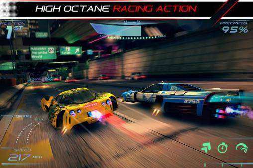 Gameplay screenshot from rival gears for Android