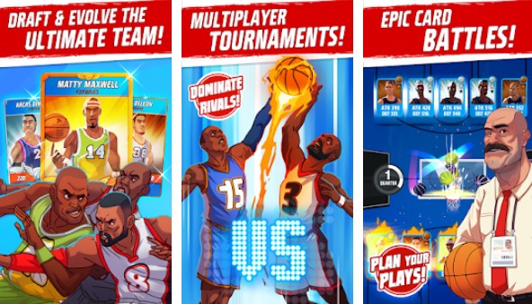 Gameplay screenshot from rival stars basketball for Android