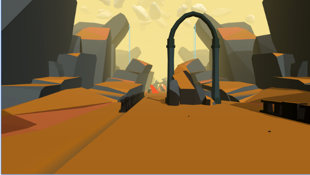 Gameplay screenshot from rivr vr for Android
