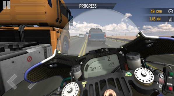Gameplay screenshot from road driver for Android