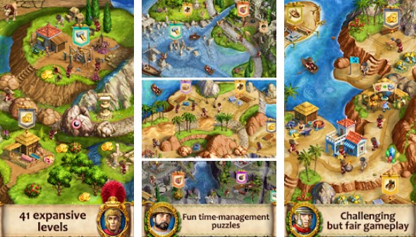 Gameplay screenshot from roads of rome new generation for Android