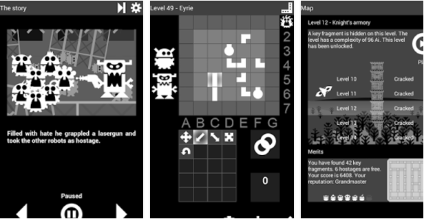 Gameplay screenshot from robby bolt the mental tower for Android