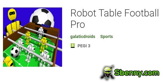 robot asztali futball profi