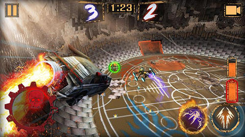 Gameplay screenshot from rocket car ball for Android