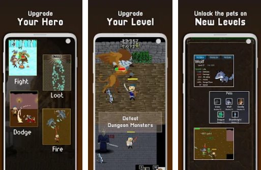 Gameplay screenshot from rogue dungeon rpg for Android