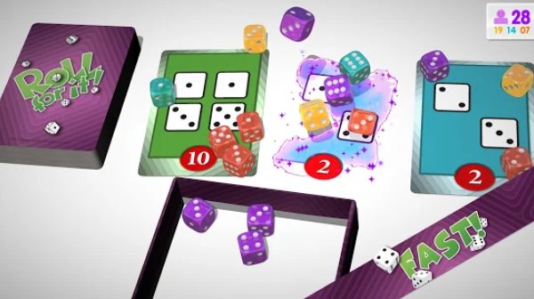 Gameplay screenshot from roll for it for Android