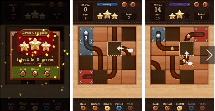 roll the ball slide puzzle MOD APK Android