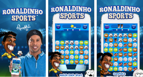 Gameplay screenshot from ronaldinho sports for Android
