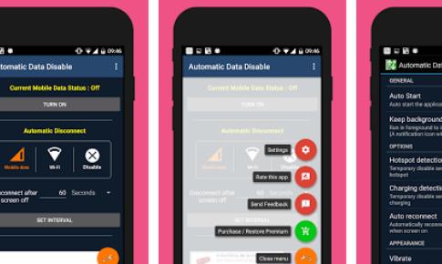 għeruq id-data awtomatika jiskonnettja plus widget MOD APK Android