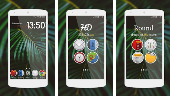 abgerundetes Icon-Paket MOD APK Android
