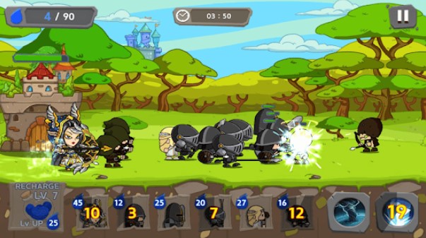 Gameplay screenshot from royal defense king for Android