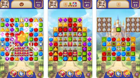 Royal Queenie Jewel Match 3 MOD APK Android