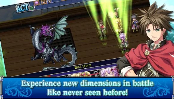 Gameplay screenshot from rpg asdivine hearts for Android