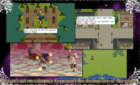 Gameplay screenshot from rpg destiny fantasia kemco for Android