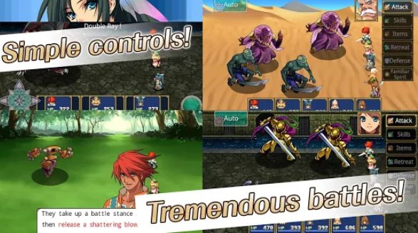 Gameplay screenshot from rpg end of aspiration for Android