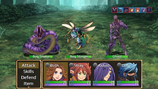 Gameplay screenshot from rpg knight bewitched for Android