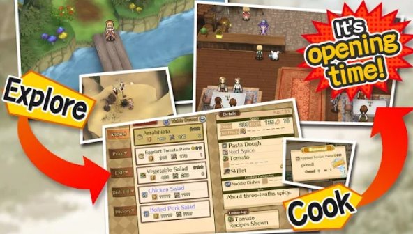 Gameplay screenshot from rpg marenian tavern story trial for Android