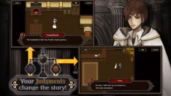 Gameplay screenshot from rpg monochrome order for Android