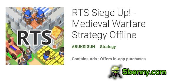 rts assedia la strategia di guerra medievale offline