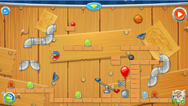 Gameplay screenshot from rube s lab for Android