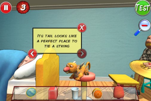 Gameplay screenshot from rube works rube goldberg game for Android