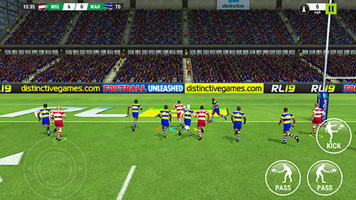 Gameplay screenshot from rugby league 19 for Android