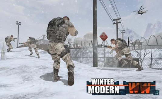 reglas de la guerra mundial moderna fps de invierno juego de disparos