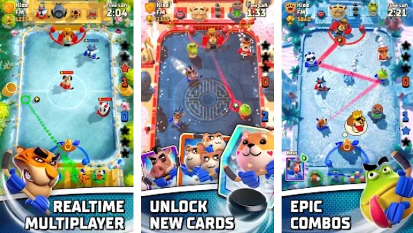 Gameplay screenshot from rumble hockey for Android