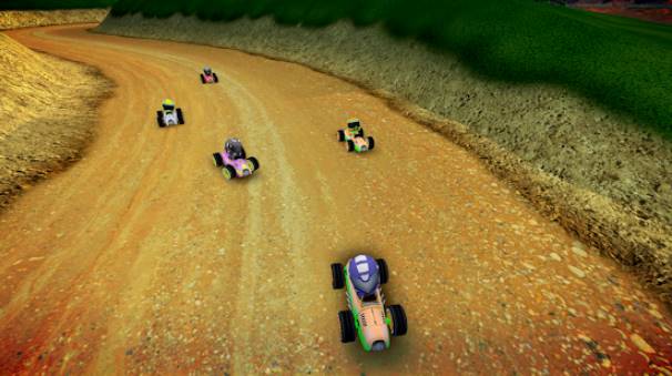 Gameplay screenshot from rush kart racing 3d for Android
