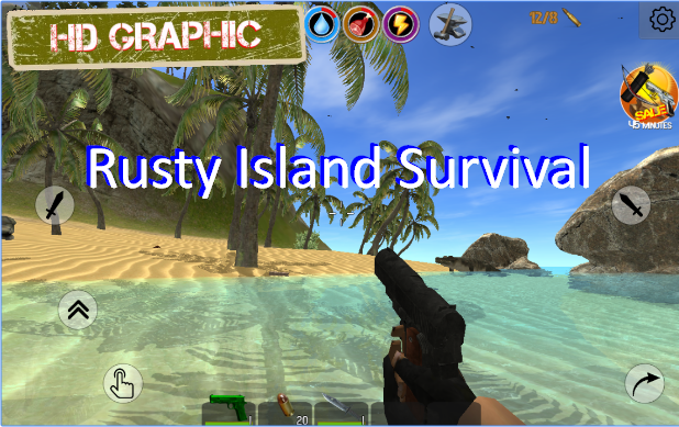 roestig eiland overleven