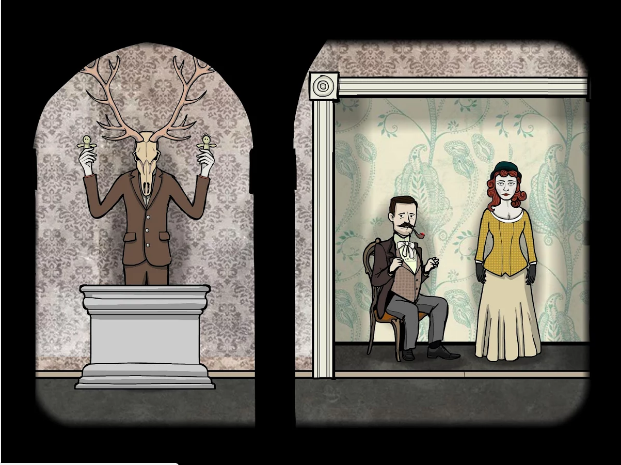 Gameplay screenshot from rusty lake roots for Android