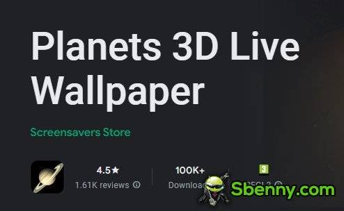 planets 3d live wallpaper