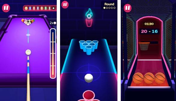 Gameplay screenshot from 2 player games bar for Android