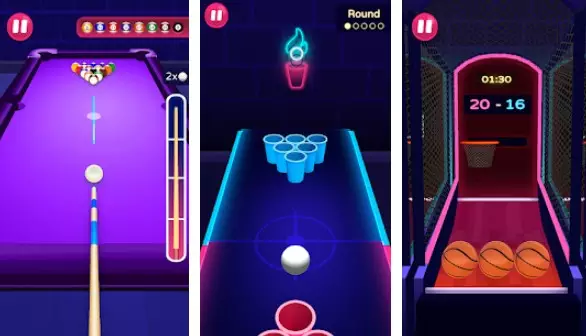 Gameplay screenshot from 2 player games bar for Android
