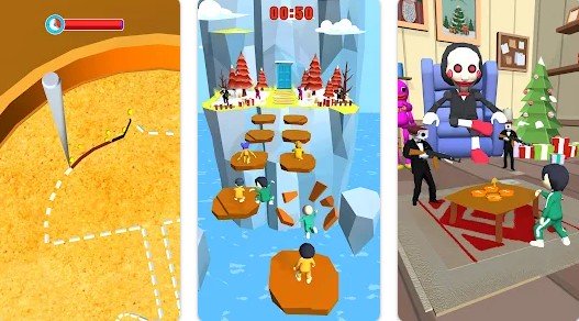 Gameplay screenshot from 456 run challenge clash 3d for Android