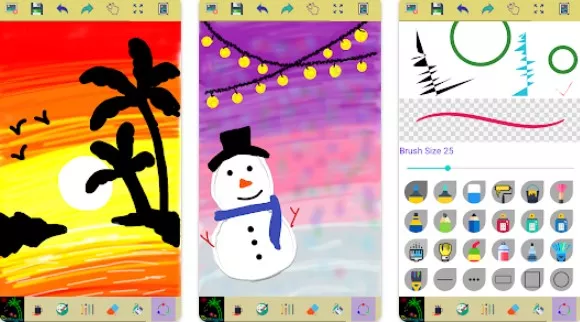 Gameplay screenshot from paint for Android