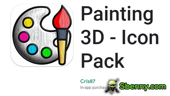 painting 3d icon pack