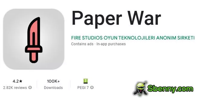 Paper War