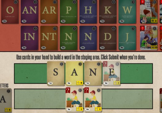 Gameplay screenshot from paperback for Android