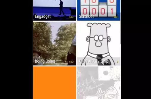 Gameplay screenshot from paperboy feedly rss news reader for Android