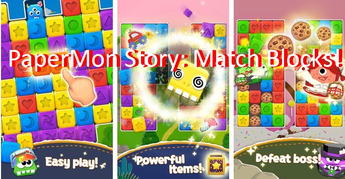  PaperMon Story: Match Blocks!