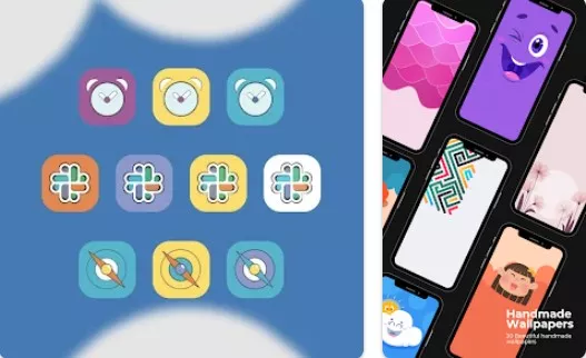 Gameplay screenshot from pastel icon pack for Android