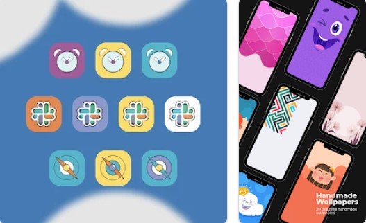 Gameplay screenshot from pastel icon pack for Android