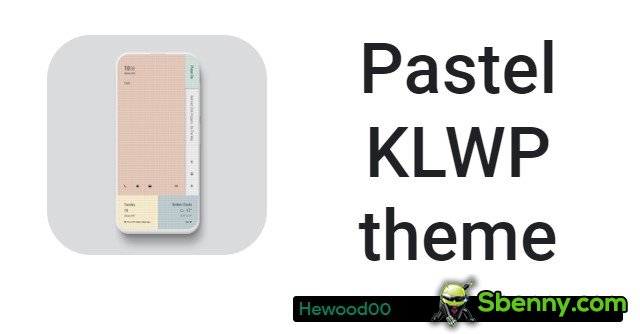  Pastel KLWP theme