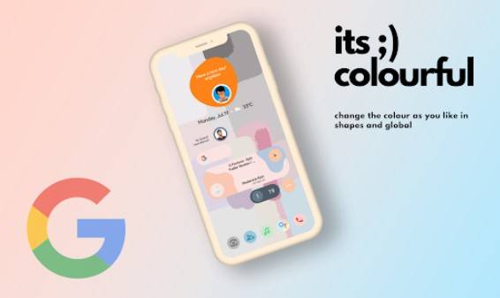 Gameplay screenshot from pastel kwgt for Android